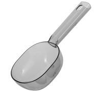 Cuillère à Repas en Plastique à Long Manche, Ronde et Ergonomique | Surface Lisse PET, Portionnement Facile, Cuisine et Zone D’alimentation Animale, Accès Profond
