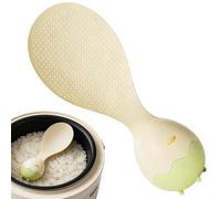 Cuillère à riz - Design coquille d'œuf antiadhésif autoportant,Spatule à riz et cuillère de service pour cuiseur,Convient pour le service, le mélange Maison Cuisine Cantine Dortoir Appartement Restaur