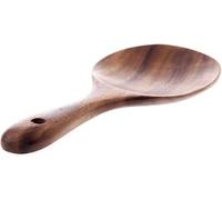 Cuillère à riz en bois naturel antiadhésive pour riz et salades de pommes de terre, 17,8 cm Ustensiles de service pour cuisine et salle à manger