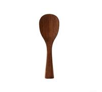 Cuillère à riz en bois résistant à la chaleur fabriquée à partir de bois de rose durable, design debout pour garder les plans de travail propres, sans danger pour les casseroles et les lave-vaisselle