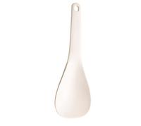 Cuillère à riz en plastique anti-adhésif - Cuiseur à riz longue - Spatule à riz - Cuillère à soupe - Ustensile de cuisine - Blanc - Professionnel et attrayant