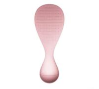 Cuillère à riz sur pied sans polypropylène pour cuisinières - Poignée droite Outil de cuisine facile à nettoyer 17 cm (Rose)