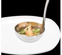 Cuillère à servir en acier inoxydable, 30 cm, argent mat, accessoires de cuisine
