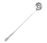 Cuillère à Soupe en Acier Inoxydable 32cm, Long Manche | Service Facile, Prise Confortable, Usage Maison et Restaurant, Finition Argentée, Cuisine Quotidienne
