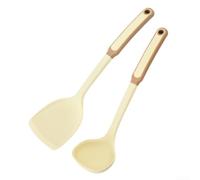 Cuillère à soupe en silicone 32,5 cm robuste et résistante à l'usure | Cuillère à soupe de 32,5 cm, en silicone résistant à l'usure, construction robuste, parfaite pour remuer les soupes