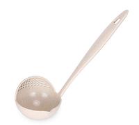 Cuillère à soupe passoire louche potage bouillon ustensiles cuisine couverts filtre maison couleur aléatoire idée cadeau pratique résistant multifonction