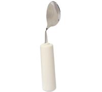 Cuillère coudée ergonomique Azomor pour gauchers, avec manche robuste pour un plus grand confort lors des repas