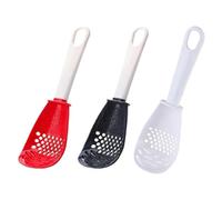 Cuillère de cuisine, 3 cuillères de cuisine pour mélanger - Séparateur de jaunes d'œufs, râpe à ail manuelle ustensiles de cuisine pour offrir aux voisins, à la famille et aux amis