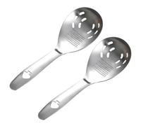 Cuillère de Cuisine avec Écrasé-Pommes de Terre 2 Pièces Râpe de Cuisine en | Cuillère Écrase-Pommes de Terre Polyvalente Gingembre Ail Maison Ménage Pendaison de Crémaillère Dîne