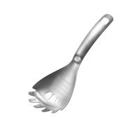 Cuillère de cuisine en acier avec manche anti-brûlure, 23 cm, accessoire de | Cuillère perforée en métal pour restaurants, camping, grillés, spaghettis, pépins, légumes, pommes de terre