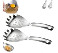 Cuillère de cuisine multifonction en acier inoxydable 304 | Combine les fonctions de râpe à gingembre, séparateur de jaune d'œuf, presse-aliments, écumoire et décapsuleur