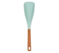 Cuillère de cuisine pour cuisiner : cuillère à spatule, cuillère à salade en silicone, cuillère en bois, spatule multi-poteaux, cuillère de chef de marque ovale | Spatule anti-adhésive résistante