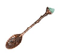Cuillère de service décorative aspect métal 10 cm de long en, H | Accent supérieur brillant pour l ' affichage de la Station de boissons, cuillère à thé à Long manche pour décor de