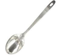 Fackelmann 40693 Cuillère à servir, louche plate, cuillère de cuisine, ustensile de cuisine, cuillère à soupe, Acier inoxydable, Argent, 31,5 x 7 cm