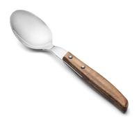 Arcos Cuchara de Table Acier Inoxydable 18/10 - Manche Bois Comprimé - Usage Quotidien - 20 cm - Série Couverts de Table
