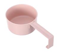 Cuillère Doseuse à Poudre en Métal Rose Crochet et Long Manche | Lessive, Aliments pour Animaux et Poudre, Rangement Suspendu Pratique, Dosage Précis, Contrôle des Portions