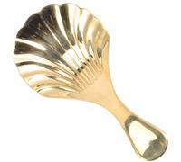 Cuillère Doseuse à Thé en Laiton, Petite, Style Classique Doré | Accessoire Pratique pour Hôtel et Restaurant, Robuste, Solide, pour Thé, Café, Bonbons, Usage Quotidien