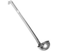 Cuillère Doseuse crochet à Long Manche en Acier Inoxydable 60ml | Doser Ingrédients Secs et Bouillon, Ustensile Monobloc Résistant, Adapté à Maison Cuisine Professionnelle