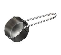 Cuillère Doseuse en Acier Inoxydable pour Farine et Poudre de lait | Format 16,3x8,3x4,5cm, Longue Poignée Pratique, Surface Lisse, pour Bocaux Hauts, la Cuisine ou Préparation du Thé
