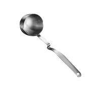 Cuillère Écumoire en Acier Inoxydable, Filtre Huile et Soupe | Argenté, Filtration des Résidus, Rangement Facile, Ustensile Robuste, Cuisine Maison et Préparation Quotidienne