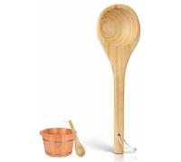 Cuillère en bois pour sauna, fabriquée à la main, 39 cm