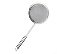 Cuillère filtrante à maille fine, 1 passoire en acier inoxydable, sédiments d'huile pour machines à lait de soja, outil de cuisine en acier 304 pour la cuisine à domicile (B-M)