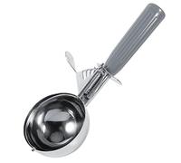 Cuillère Gâteau aux Fruits Dessert Crème Glacée Scoop Cuisine en Acier Inoxydable Melon Souple en Silicone Poignées À Main Déclencheur Libération Cuillère à Pelle