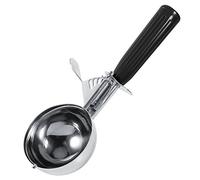 Cuillère Gâteau aux Fruits Dessert Crème Glacée Scoop Cuisine en Acier Inoxydable Melon Souple en Silicone Poignées À Main Déclencheur Libération Cuillère à Pelle