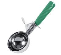 Cuillère Gâteau aux Fruits Dessert Crème Glacée Scoop Cuisine en Acier Inoxydable Melon Souple en Silicone Poignées À Main Déclencheur Libération Cuillère à Pelle