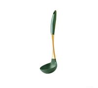 Cuillère Louche Silicone Chaud Résistant 36cm Cuillère Louche(B) | Tête silicone souple, protège revêtement antiadhésif, acier 304, 36cm longueur, cuisson saine