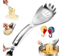 Cuillère multifonction 5 en 1 en acier inoxydable avec séparateur de jaune | Coupe-jaune d'œuf en acier inoxydable - Cuillère de cuisine multifonction - Ustensile de cuisine - Fonction de presse-purée