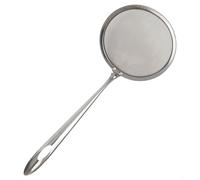 Cuillère passoire à mailles fines, écumoire d'huile en acier inoxydable for aliments frits, louche filtrante for marmite chaude for la cuisine