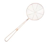 Cuillère Passoire en Acier Inoxydable à Long Manche Cuisine | Panier à Mailles Filtrantes, Large Forme Peu Profonde, pour Légumes et Nouilles, Rangement Facile, Nettoyage