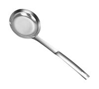 Cuillère passoire en fine, louche passoire à frire, cuillère en acier inoxydable avec manche long, ustensile de cuisine, passoire alimentaire avec design robuste, graisse pour frire pa