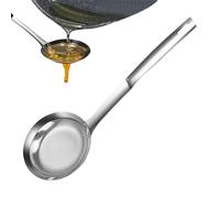 Cuillère passoire en fine, louche passoire à frire, cuillère en acier inoxydable avec manche long, ustensile de cuisine, passoire alimentaire avec design robuste, graisse pour frire pa