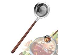 Cuillère passoire, ustensiles de cuisine en acier inoxydable | Cuillère à mousser pour la graisse, la soupe, la fondue, les pâtes