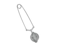 Cuillère-pince à thé boule ronde en inox