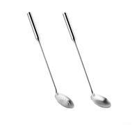 Cuillère Pleine et Écumoire 304 Set Cuisine Cuillère Pleine et | Acier inoxydable 304, résistant à la , , finition polie, usage quotidien