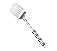 Cuillère/spatule en acier inoxydable idéale pour la cuisine à la maison et à l'extérieur Prise en main confortable Outil de cuisine pour un usage quotidien Cuillère rainurée
