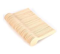 Cuillères à Café Jetables en Bois, 100 Pièces Petite Cuillère à Dessert Jetable, cuillère à soupe, cuillères jetables en bois, Cuillères de Service Thé au Miel Sucre Sel