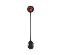 Cuillères à Café pour Halloween 16 cm Ustensile de Table en Métal pour | Agitateur à Café Halloween Bars Maison Tables Décoration d'Automne Lait Dessert Gâteau Sorcière