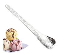Cuillères à dessert en acier inoxydable Manche long pour tartiner, servir, | Cuillères À Yaourt Épaissi Pour fête maison cuisine café bar sorbet parfaits coupes
