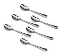Cuillères à expresso, mini cuillère à café, 13,4 * 3,2 cm petites cuillères en acier inoxydable pour le dessert, lot de...