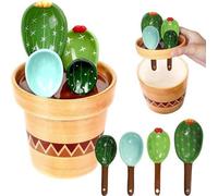 Cuillères à mesurer Cactus - Écologiques et durables - Lot de 5 en matériau durable