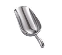 Cuillères alimentaires en métal acier inoxydable, 6 pièces, glaçons polyvalents, pelle à pop-corn, sucres, céréales, for la cuisine, fête au Bar Pour Cuisine(L)