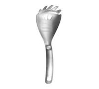 Cuillères de cuisine en acier, manche anti-brûlure, 23 cm, accessoire de | Cuillère pour cuisine, restaurants, camping, grillades, spaghettis, légumes, pommes de terre