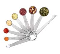 Cuillères doseuses inox 9 pcs - Précises, faciles à nettoyer