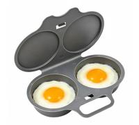 Cuiseur À Oeufs Double Tasse Micro-Ondes, 2 Cavités Antiadhésives Cuisson,Microwave Egg Cooker for Kitchen Cooking Tool pocheuse à œufs pour micro-ondes, coquetiers pochés à double vidange