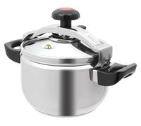 Cuiseur à pression - 7 litres. Marmite en acier inoxydable - Haute pression 60–80 kPa - Soupape de sécurité - Adapté aux cuisinières à gaz - Pour usage professionnel et dans les grandes cuisines