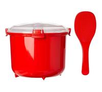 Cuiseur à Riz Micro-Ondes Sistema SI1110 - Plastique Rouge 2,6 L